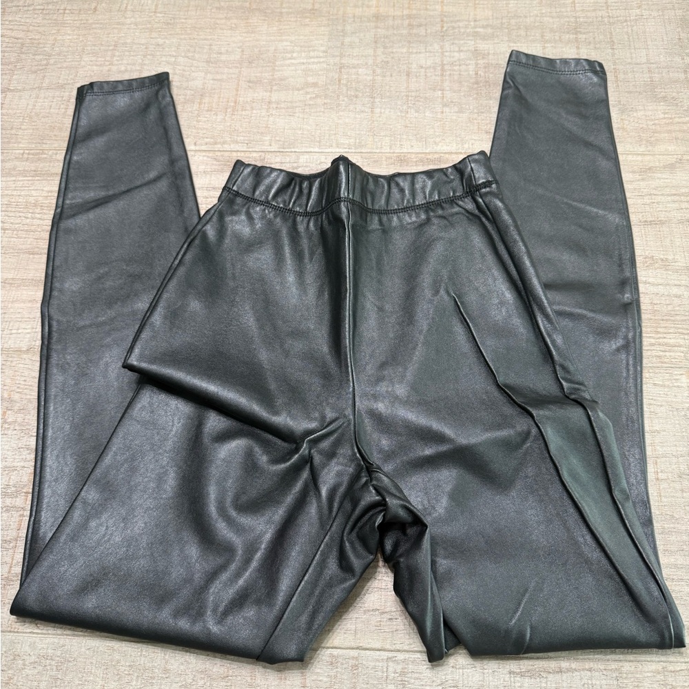 Express Black Faux Leather Pants